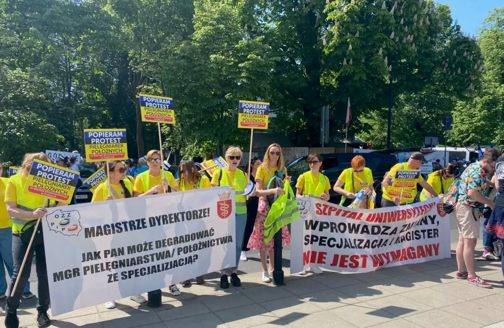 Protest pod Sejmem RP – relacja OZZPiP